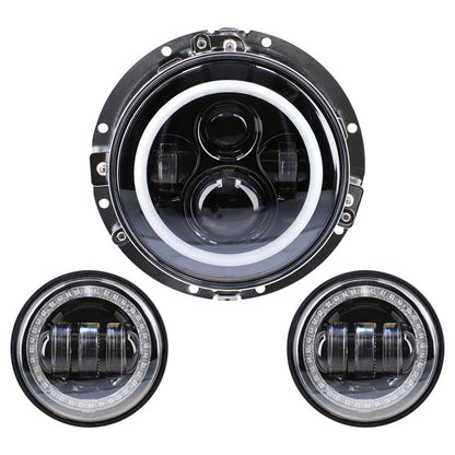 Metra BC-706RGBKT 7 Inch RGB Headlight and 4.5 Inch Aux Kit