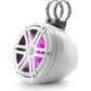 JL Audio M3-650VEX-Gw-S-Gw-i 6.5-inch RGB LED Tower Coaxial System, White Sport Grilles 93402