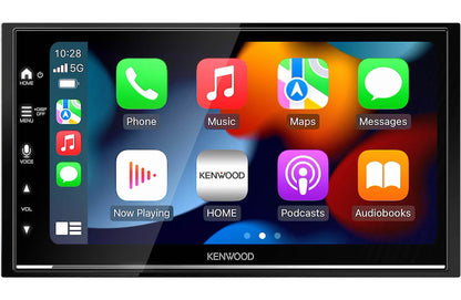 Kenwood DMX8709S 6.8" Touch Screen Car Stereo-Wireless Apple CarPlay, Android Auto + CMOS-320LP Backup Camera