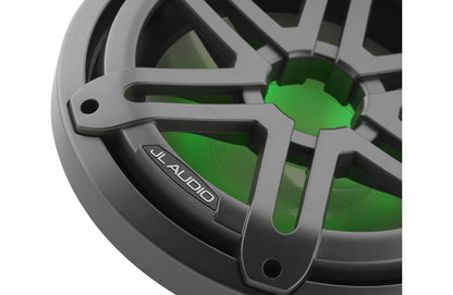 JL Audio M3-10IB-S-Gm-i-4 10-inch Marine RGB LED Subwoofer, Gray Sport Grille 93529