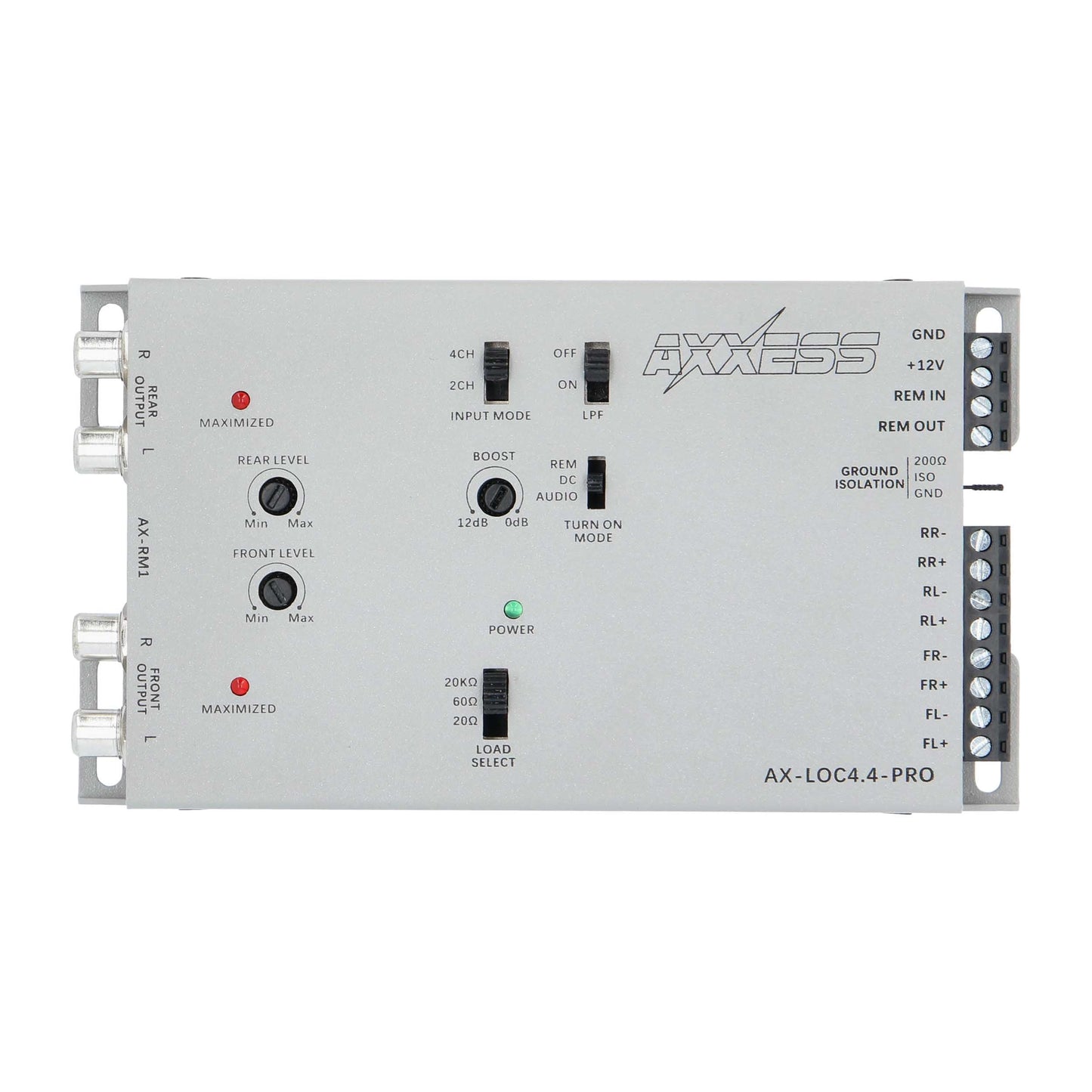 Axxess AX-LOC4.4-PRO 4-Channel Active LOC with Bass Boost