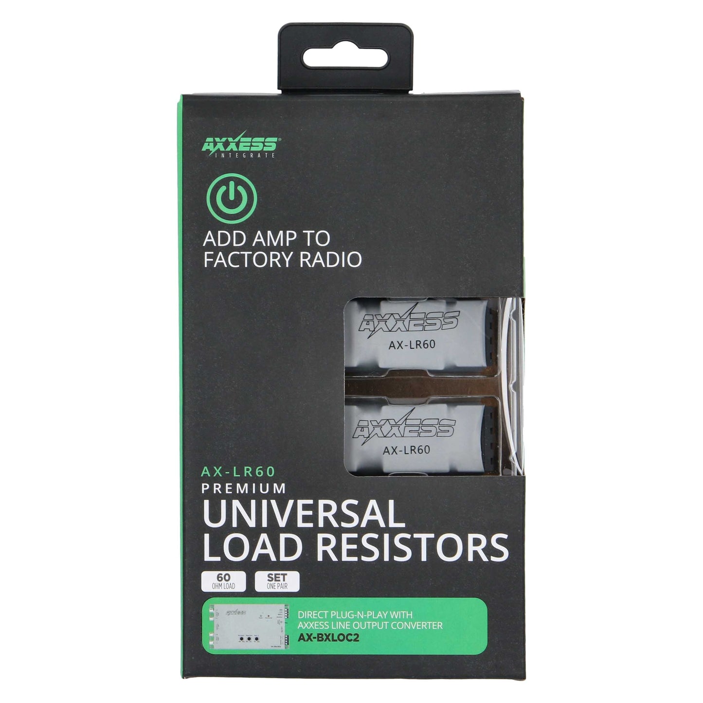Axxess AX-LR60 60 Ohm Universal Load Resistor Pair