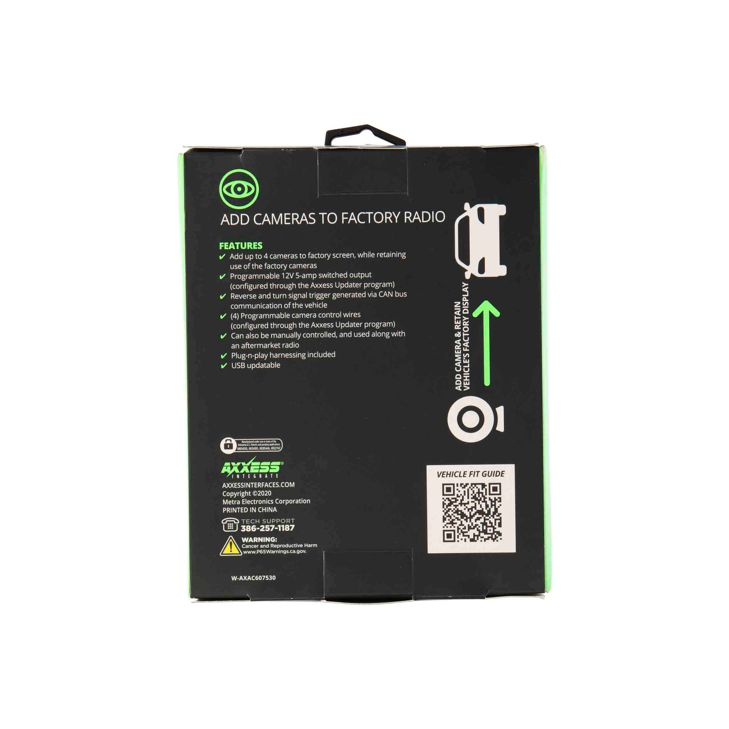 Axxess Add Cameras  to Factory Radio – AXAC-CH4