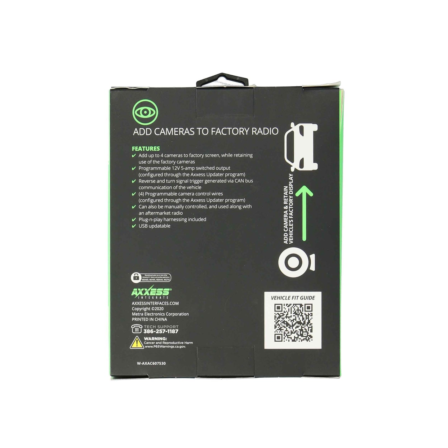 Axxess Add Cameras  to Factory Radio – AXAC-CH6