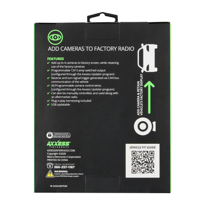 Axxess Add Cameras  to Factory Radio – AXAC-CH8