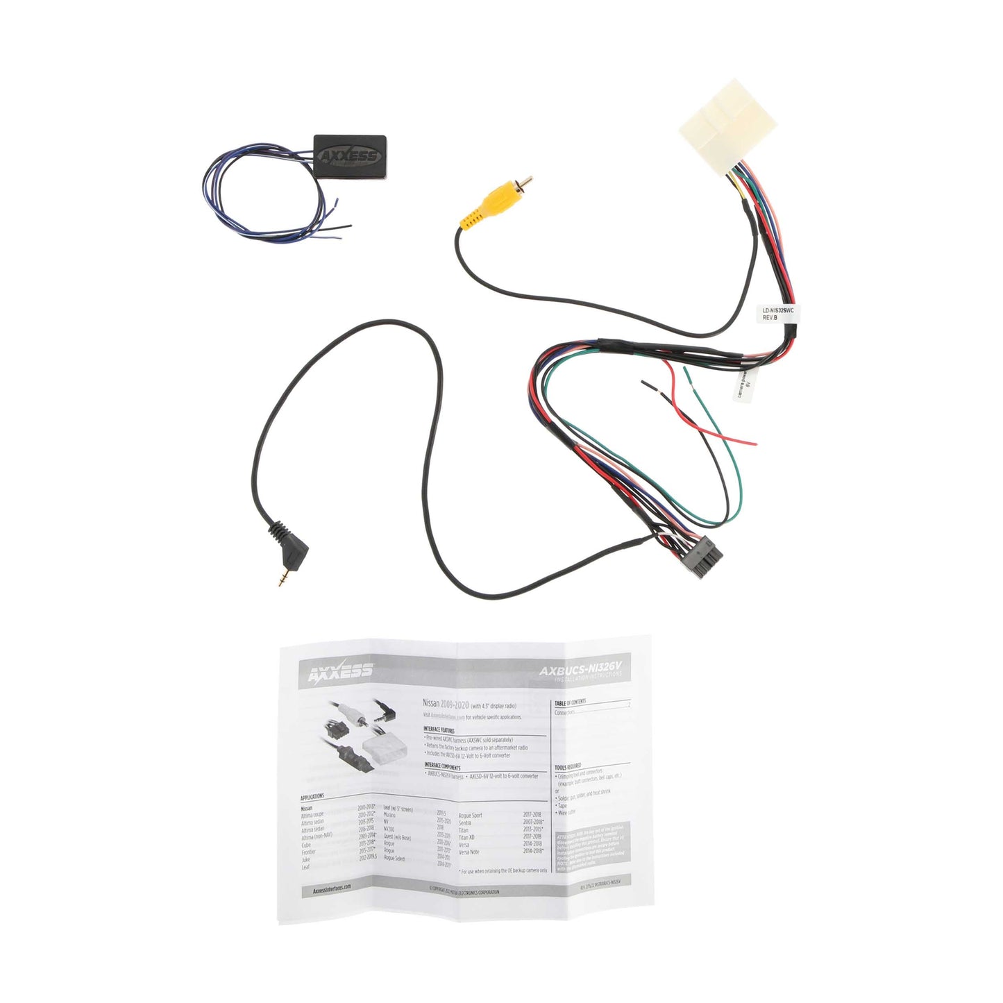Axxess RFASWC/ASWCSTALK Harnesses – AXBUCS-NI326V