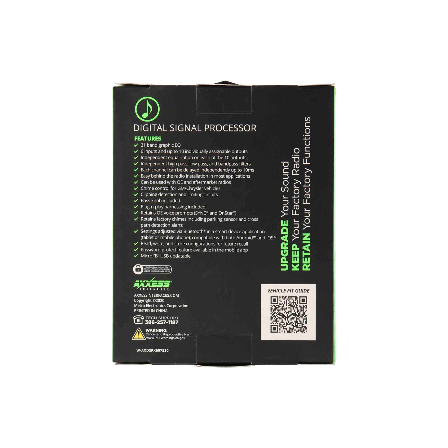 Axxess AXDSPX-CH3 DSP Interface for Chrysler Dodge 2011-2020