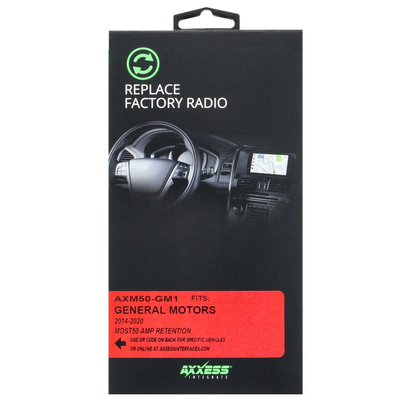 Axxess AXM50-GM1 MOST50 Bose Amp Retention Interface for GM 2014-2020