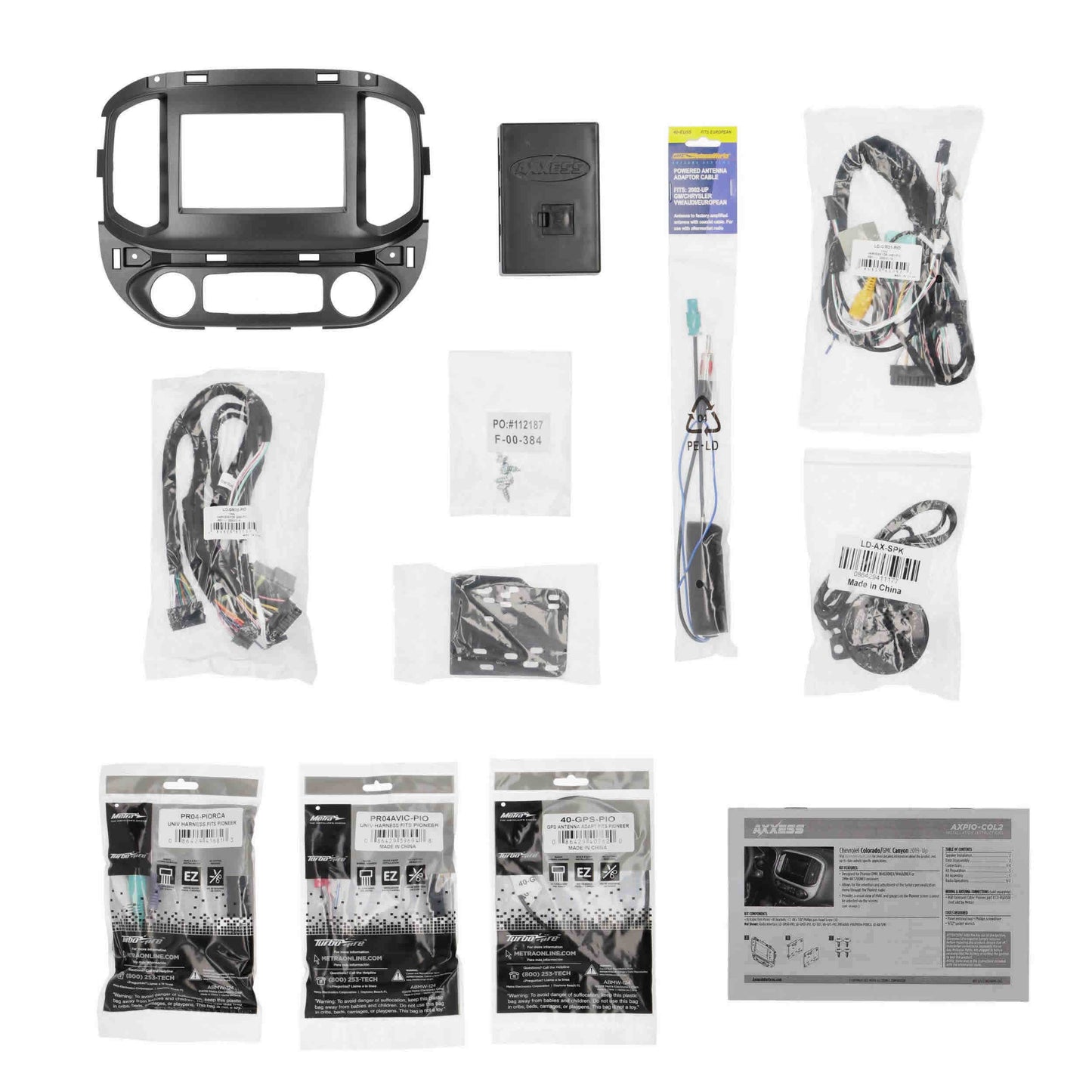 Axxess AXPIO-COL2 Pioneer Radio Integration Kit for Colorado Canyon 2019-Up