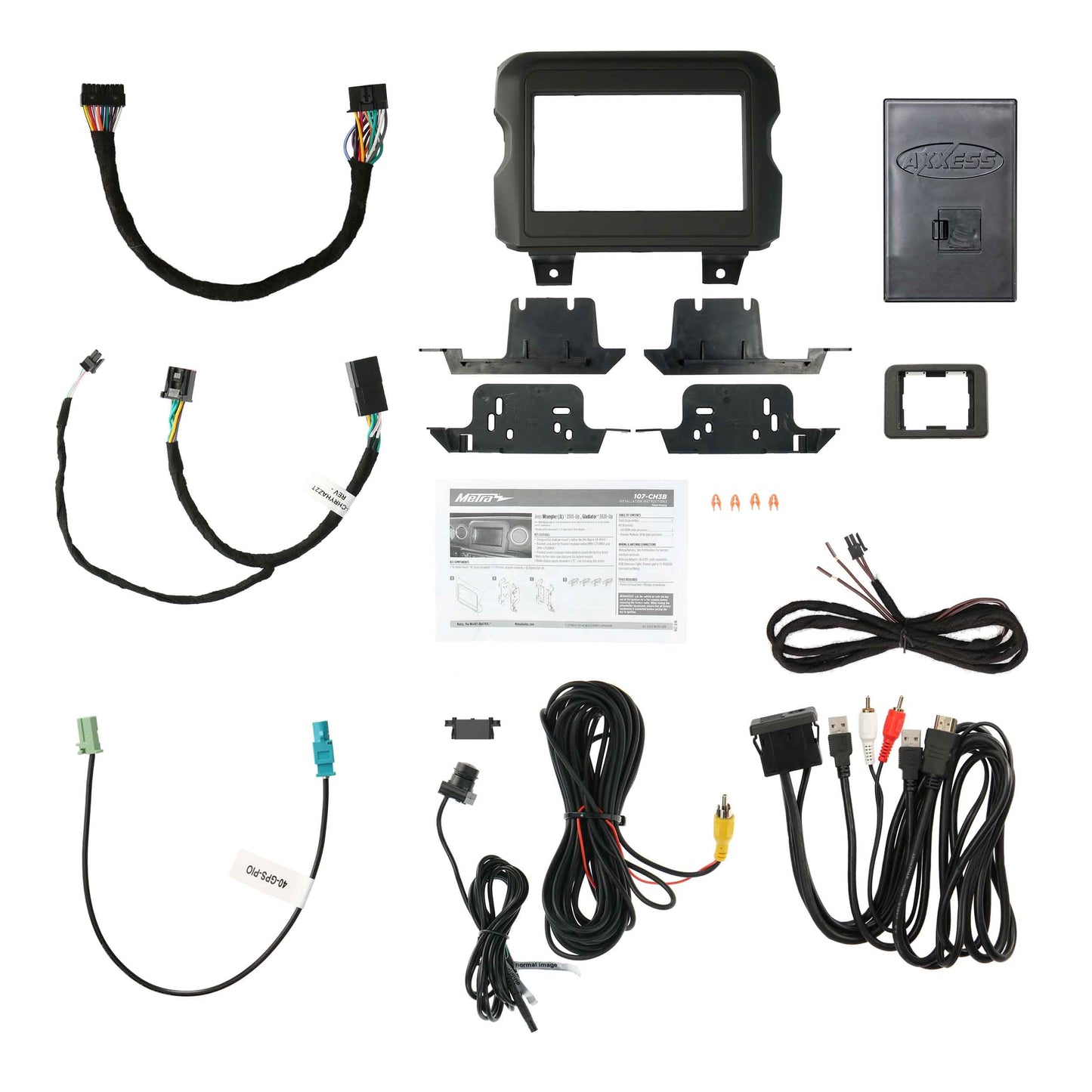 Axxess AXPIO-JL1 Pioneer Radio Integration Kit for Jeep Wrangler JL 2018.5-2023