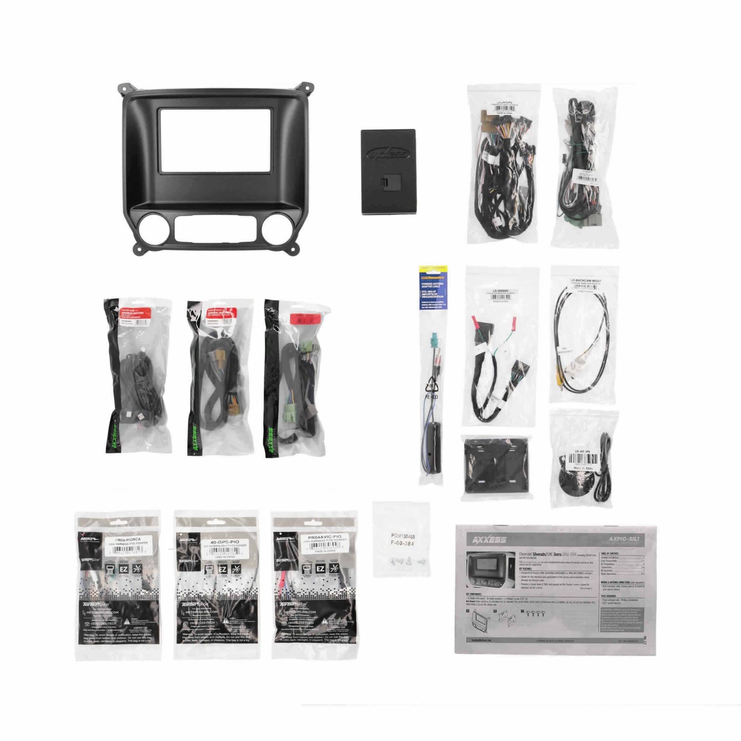 Axxess AXPIO-SIL1 Pioneer Radio Integration Kit for GM Trucks 2014-2019