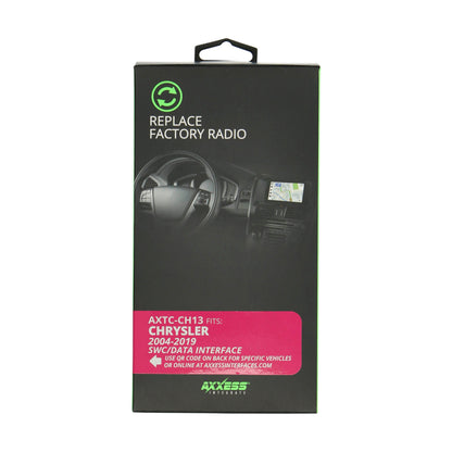 AXTC-CH13 Axxess Data Interface w/SWC Fits Select Chrysler Models 2004-2020