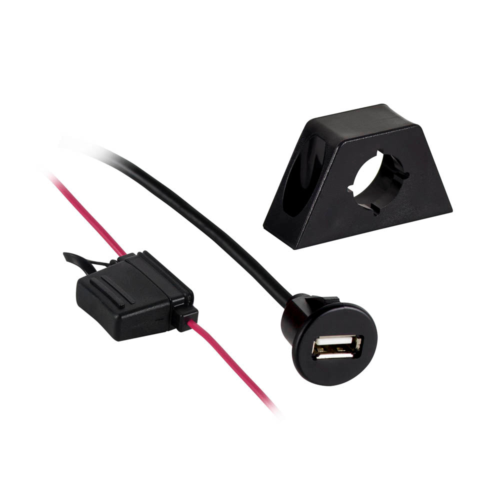 Axxess AXUSB-1PM Universal Panel-Mount 2.1A USB Charging Jack