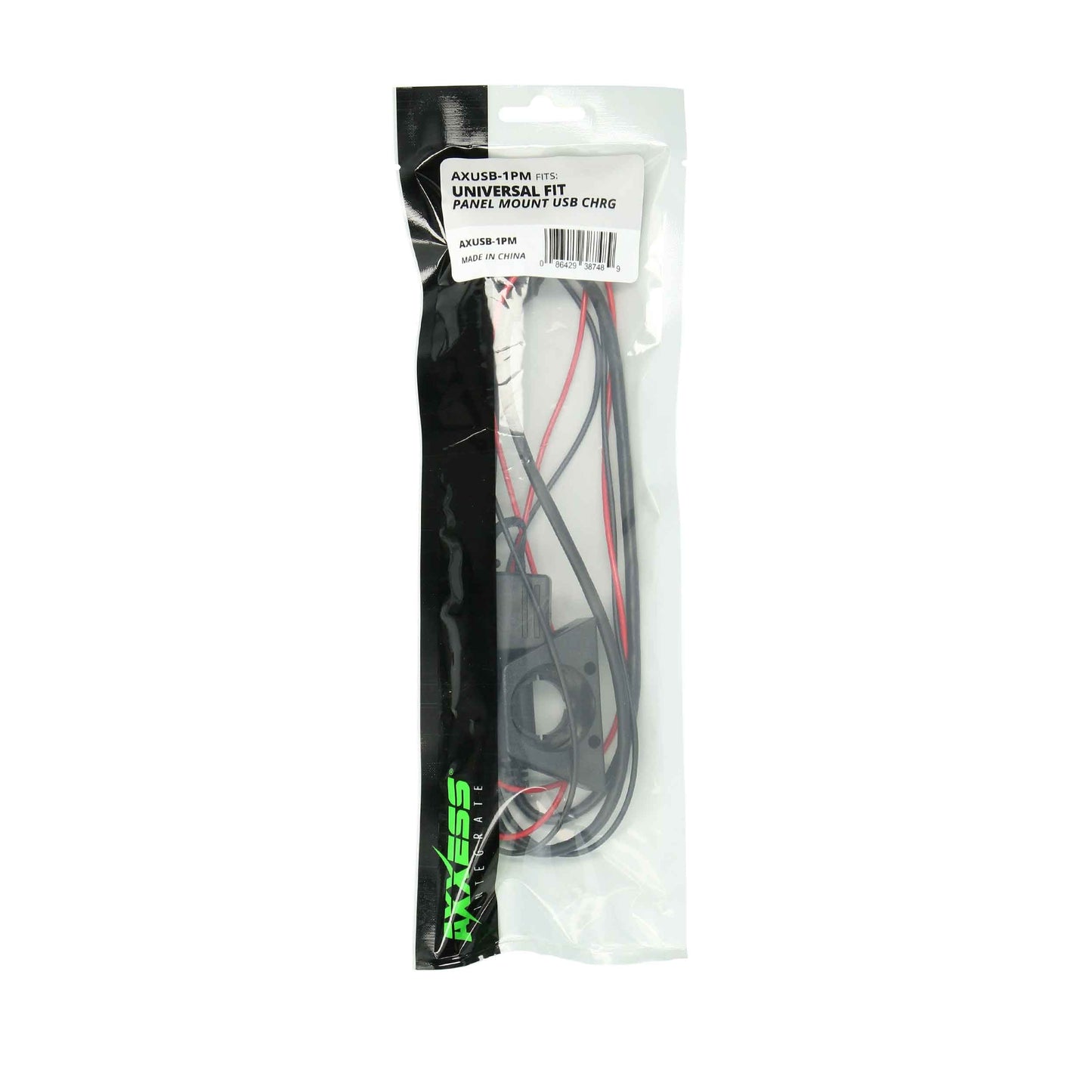 Axxess AXUSB-1PM Universal Panel-Mount 2.1A USB Charging Jack