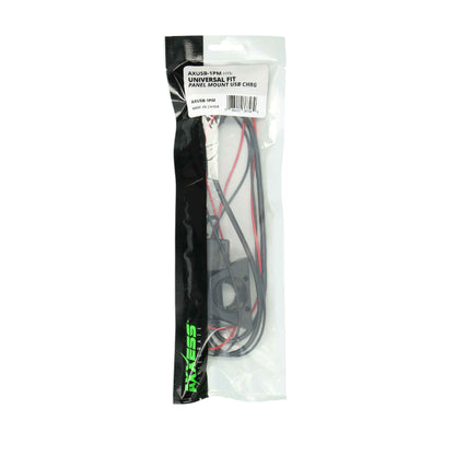 Axxess AXUSB-1PM Universal Panel-Mount 2.1A USB Charging Jack