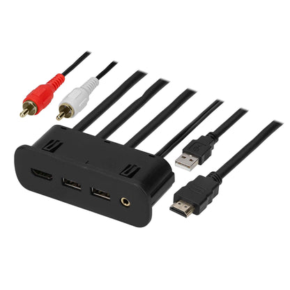 Axxess AXUSB-CH1 USB/AUX/HDMI Panel for Select Chrysler Dodge Jeep 2015-Up