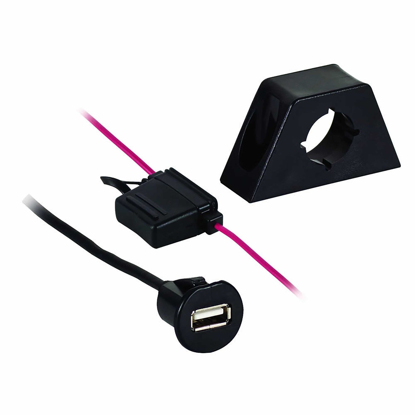 Axxess AXUSB-CP Universal Under-Dash or Flush-Mount 2.1A USB Charger