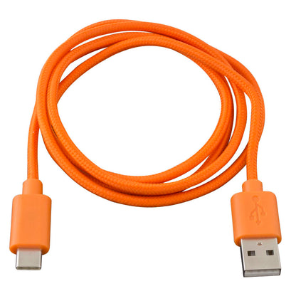 Axxess AXUSBC-OR 3-Foot Orange USB-C Replacement Cable Universal