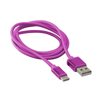 Axxess AXUSBC-PK 3-Foot Pink USB-C Replacement Cable Universal