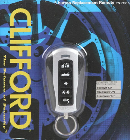 Directed Electronics 7151X Clifford 5-Button Remote Control