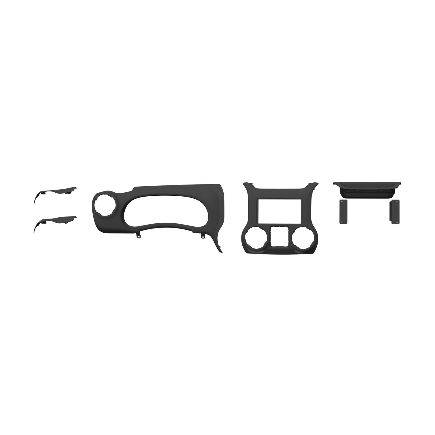 Metra DP-6511-JK Double-DIN Dash Panel for 2011-2018 Jeep Wrangler JK
