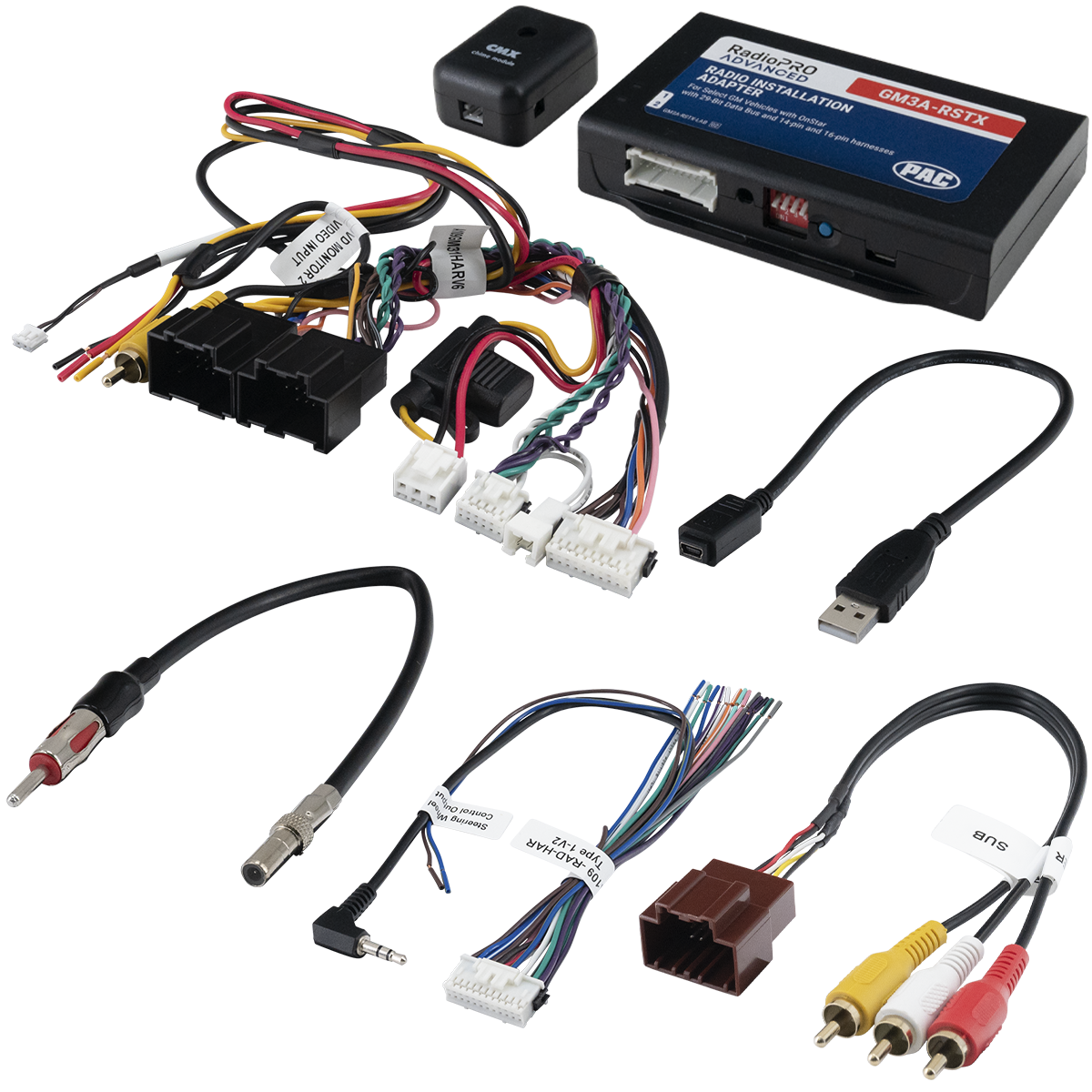 PAC RadioPRO Advanced GM3A-RSTX Radio Replacement Interface for Select Buick, Cadillac, Chevrolet, GMC, Hummer, Pontiac, Saturn & Suzuki Vehicles