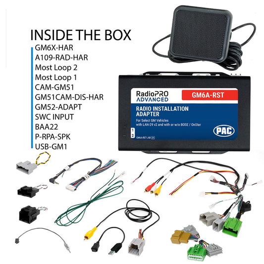 PAC RadioPRO Advanced GM6A-RST Radio Replacement Interface for Select Chevrolet & GMC Vehicles - view 3