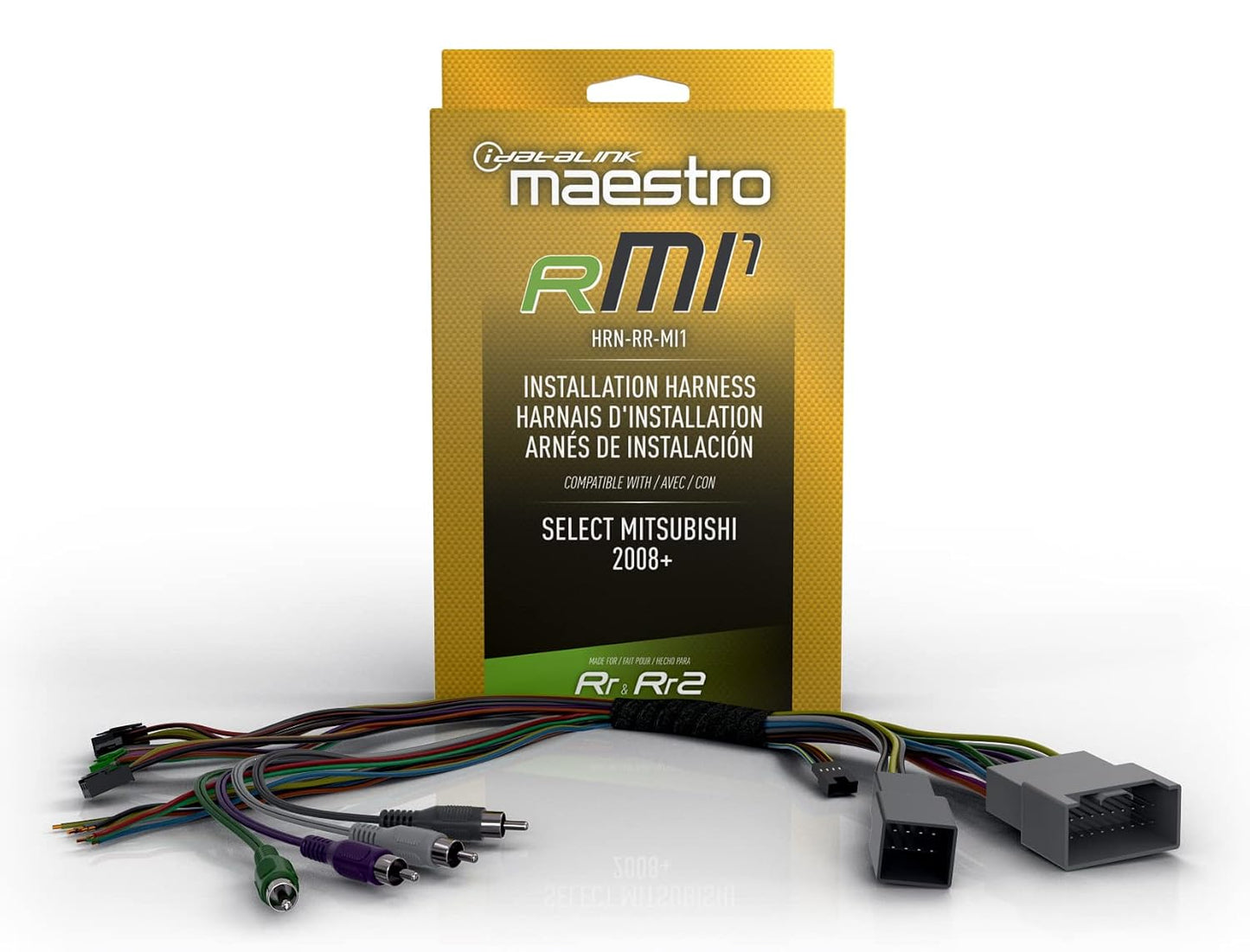 iDatalink Maestro HRN-RR-MI1 Radio Replacement T-Harness for 2008-2019 Mitsubishi Vehicles