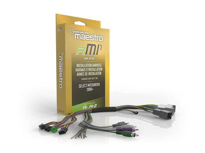 iDatalink Maestro HRN-RR-MI1 Radio Replacement T-Harness for 2008-2019 Mitsubishi Vehicles