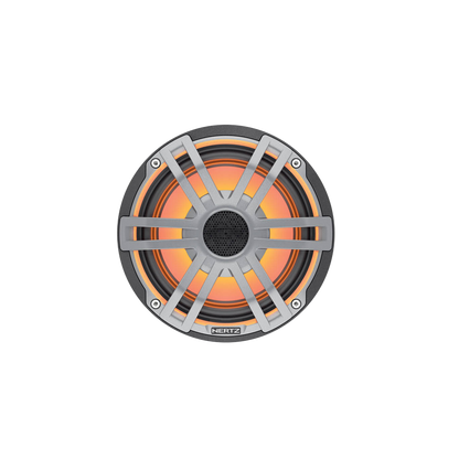 Hertz HEX 6.5 S-LD-G 6.5" RGB Marine Coaxial Speakers, 50W RMS, 4Ω, Gray, Pair - product image 4