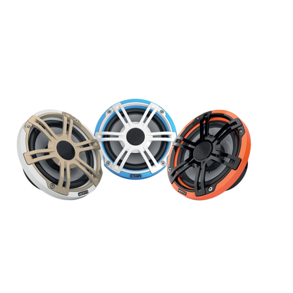 Hertz HEX 6.5 S-LD-G 6.5" RGB Marine Coaxial Speakers, 50W RMS, 4Ω, Gray, Pair - product image 6