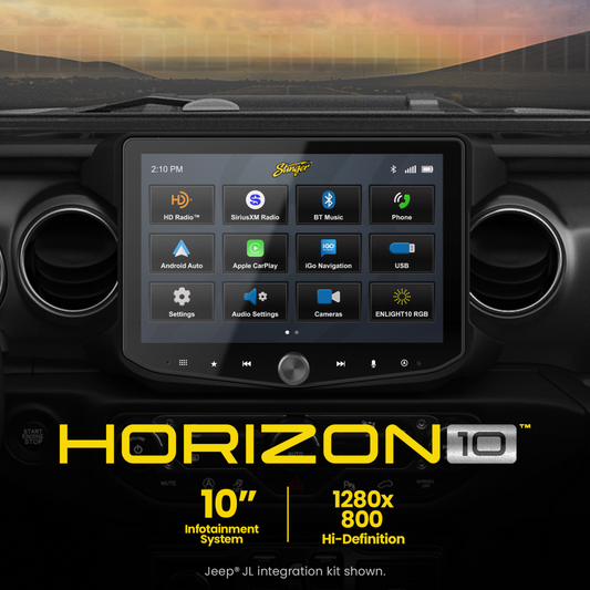 Stinger IX210 HORIZON10 10.1-Inch Floating Multimedia Receiver - view 2