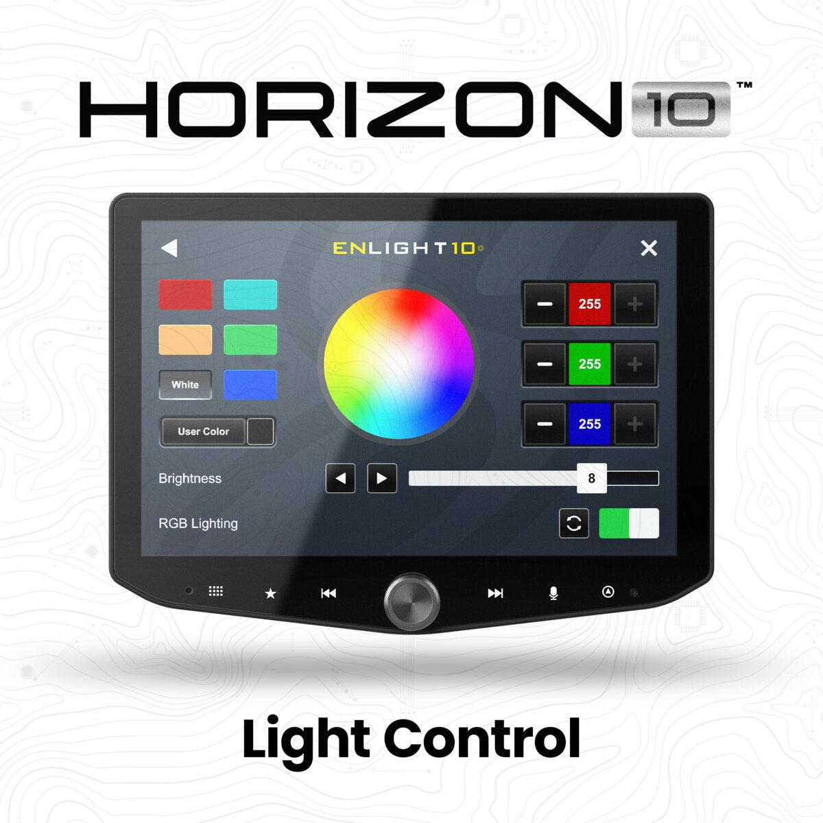 Stinger IX210 HORIZON10 10.1-Inch Floating Multimedia Receiver - view 8