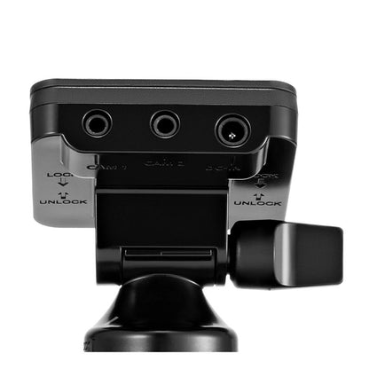 Momento M7 quick-release windshield mount used with MD-FC7200
