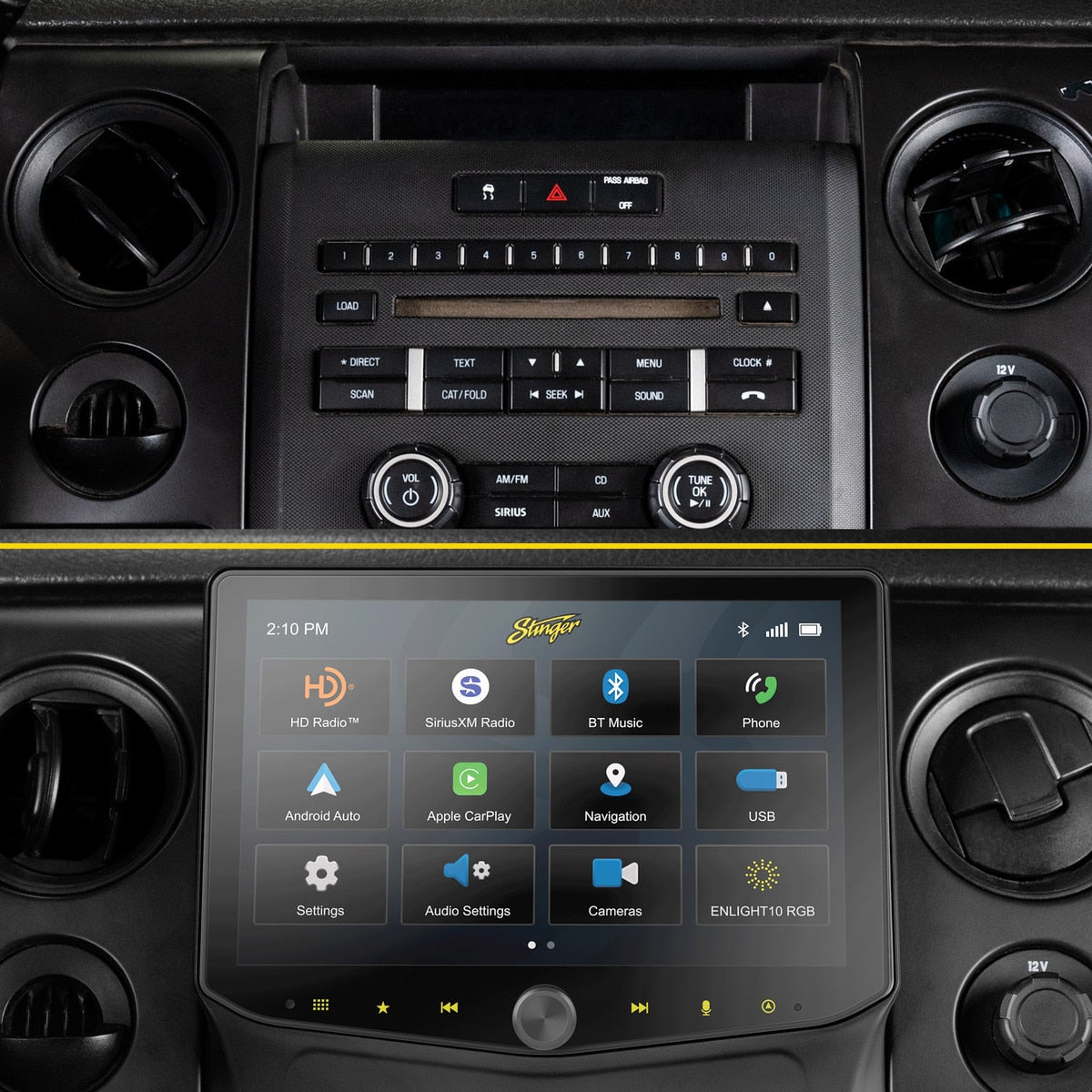 Stinger SR-F15009HX HORIZON10/HEIGH10 Radio Integration Kit for 2009-2014 Ford F-150 - view 3