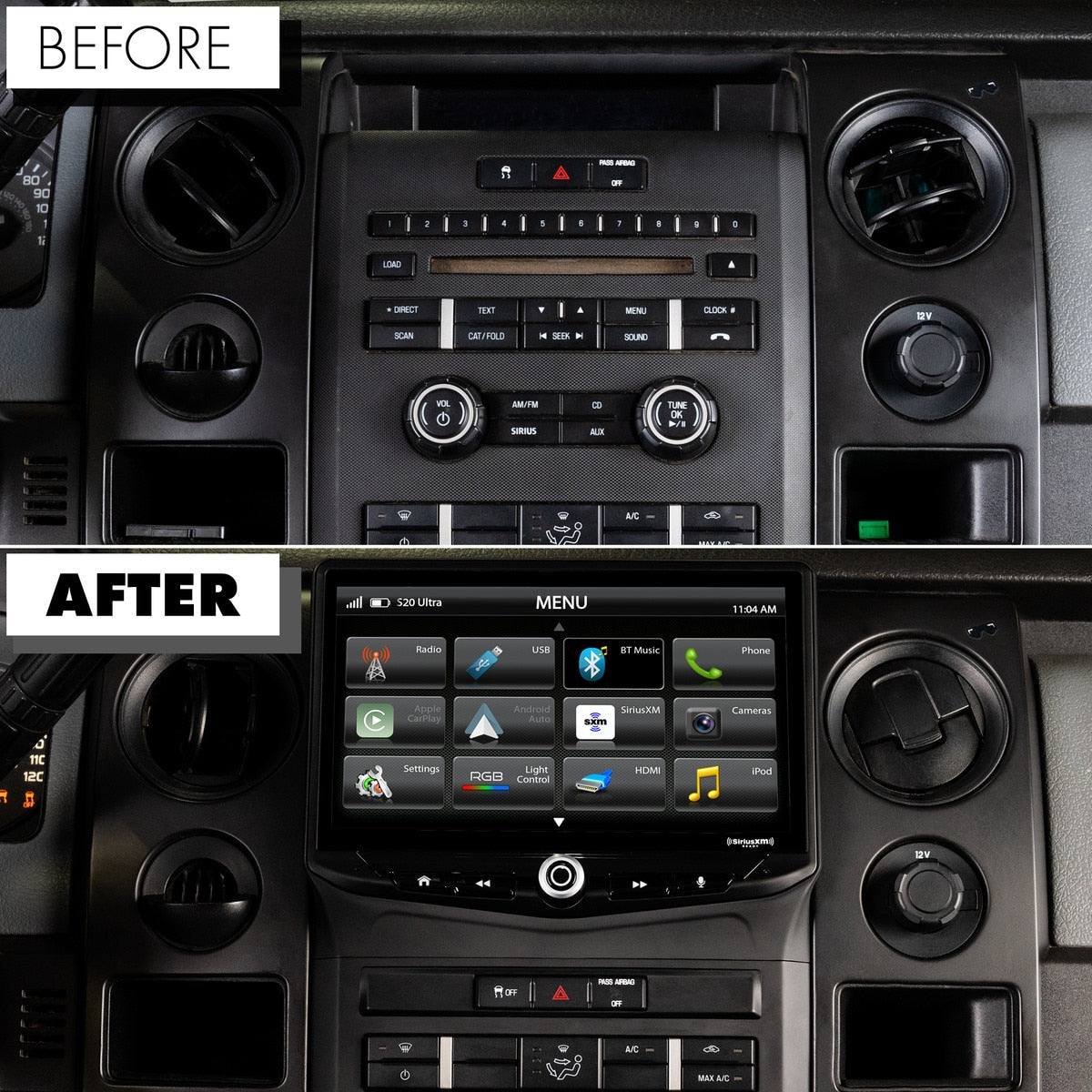 Stinger SR-F15009H HEIGH10 Radio Integration Kit for 2009-2014 Ford F-150 - view 5