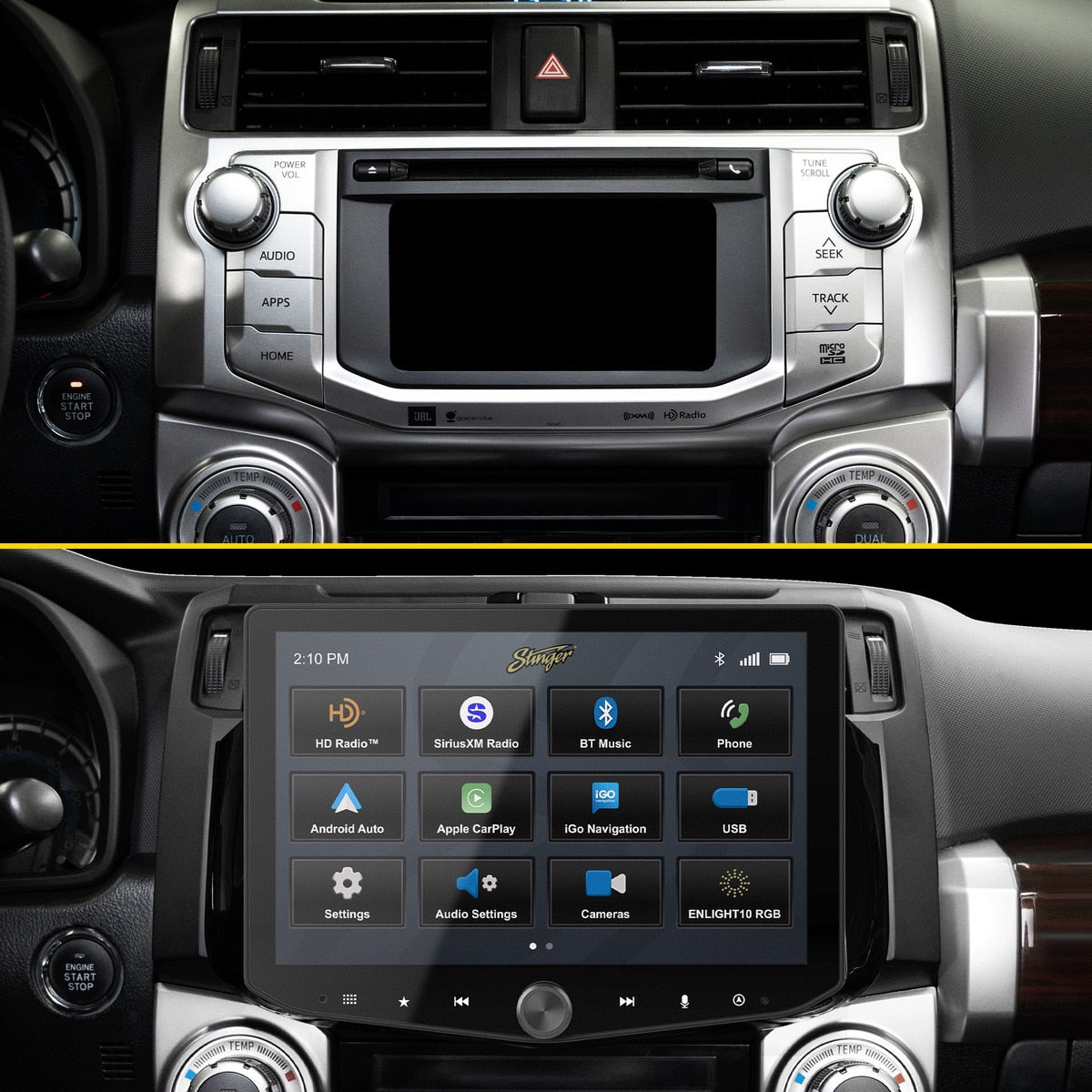Stinger SR-RUN10HX HORIZON10/HEIGH10 Radio Integration Kit for 2010-2024 Toyota 4Runner - view 3