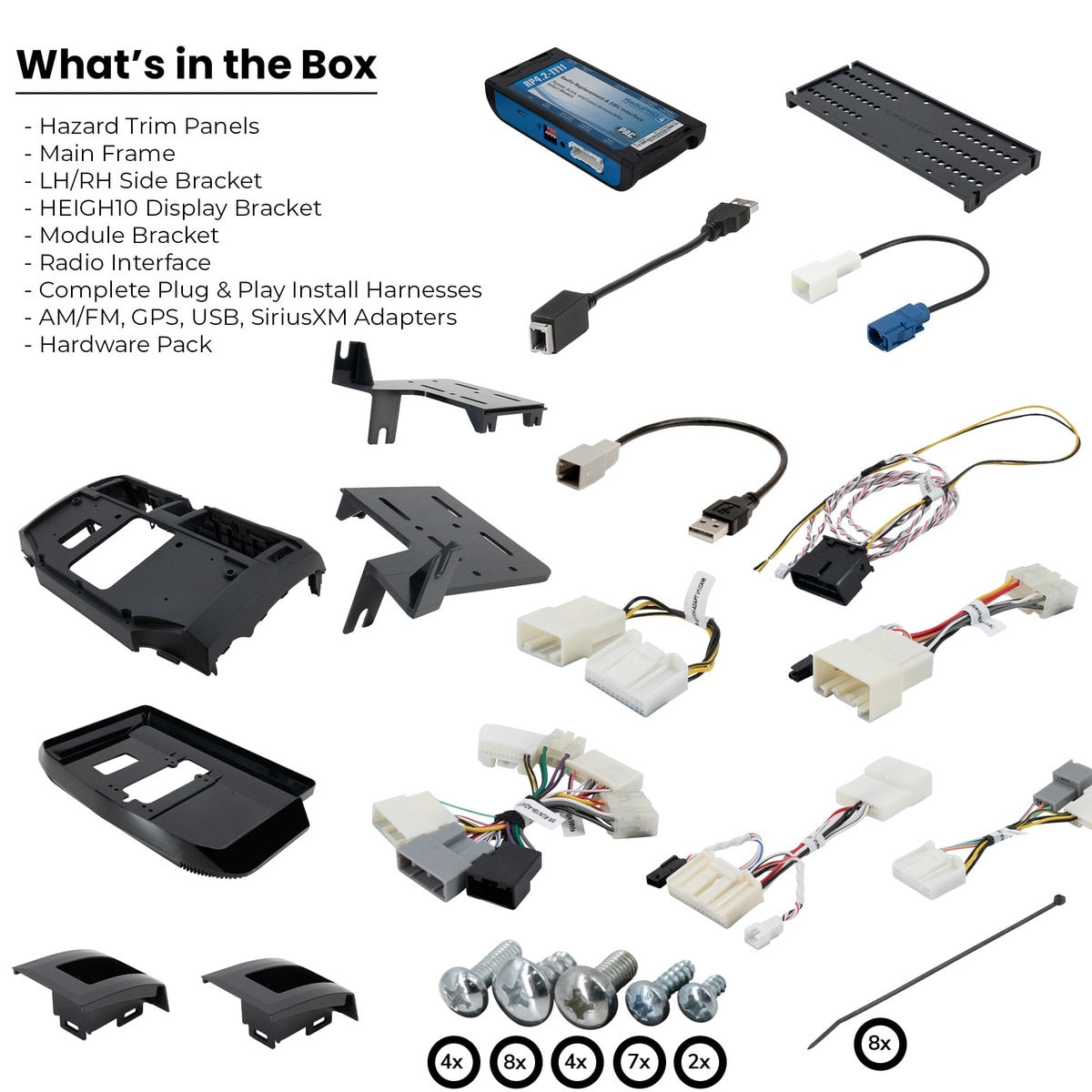 Stinger SR-RUN10H HEIGH10 Radio Integration Kit for 2010-2023 Toyota 4Runner