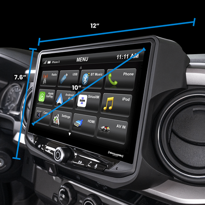Stinger SR-TAC16H HEIGH10 Radio Integration Kit for 2016-2021 Toyota Tacoma - view 3