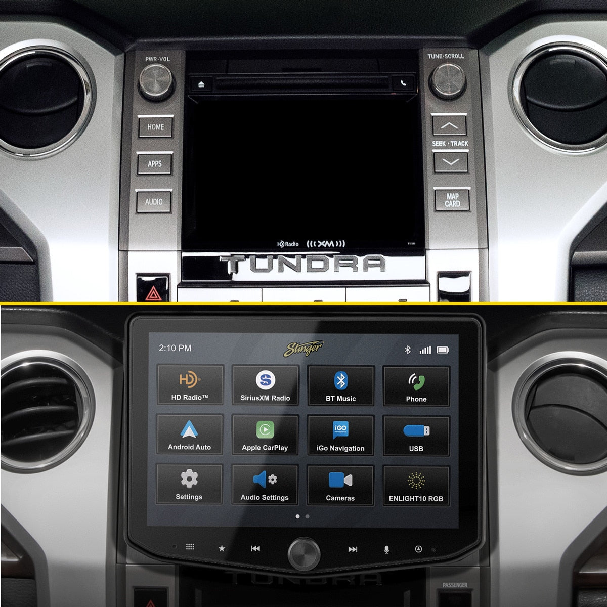 Stinger SR-TUN14HX HORIZON10/HEIGH10 Radio Integration Kit for 2014-2021 Toyota Tundra - view 3