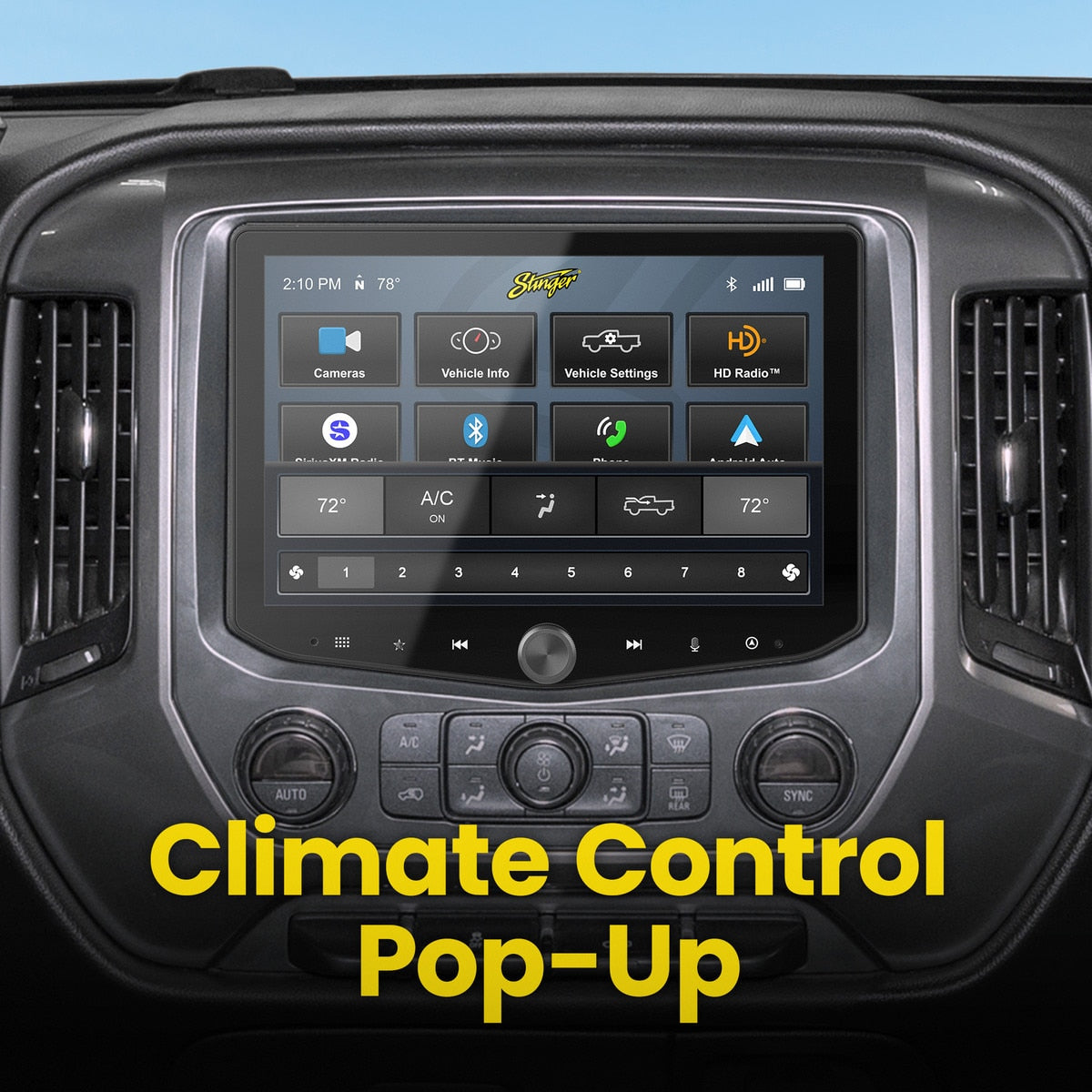 Stinger SRK-GM14HX HORIZON10/HEIGH10 Radio Integration Kit for 2014-2019 Silverado & Sierra
