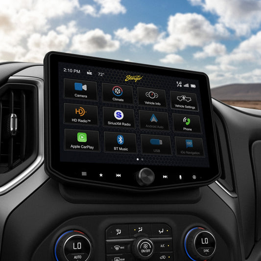 Stinger SRK-GM19X HORIZON10 Radio Integration Kit for 2019-2023 Silverado & Sierra