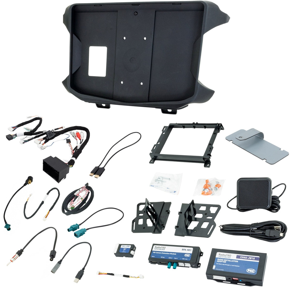 Stinger SRK-JW18HX HORIZON10/HEIGH10 Radio Integration Kit for Wrangler JL & Gladiator JT - view 4