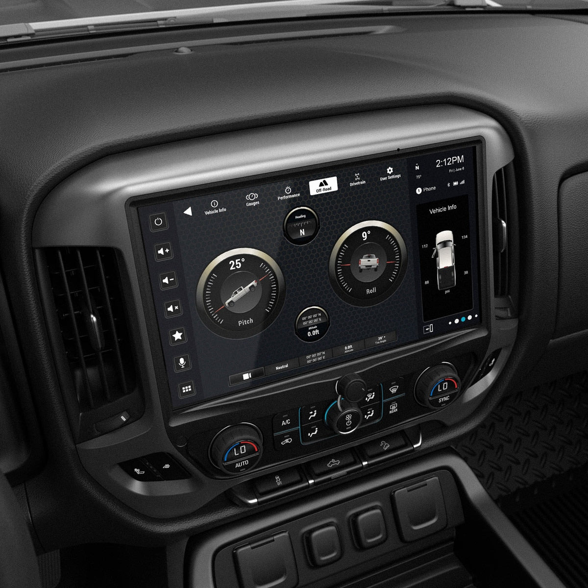 Stinger SRX-GM14128 HORIZON12 12.8-Inch Radio Package for 2014-2019 Silverado & Sierra - view 6