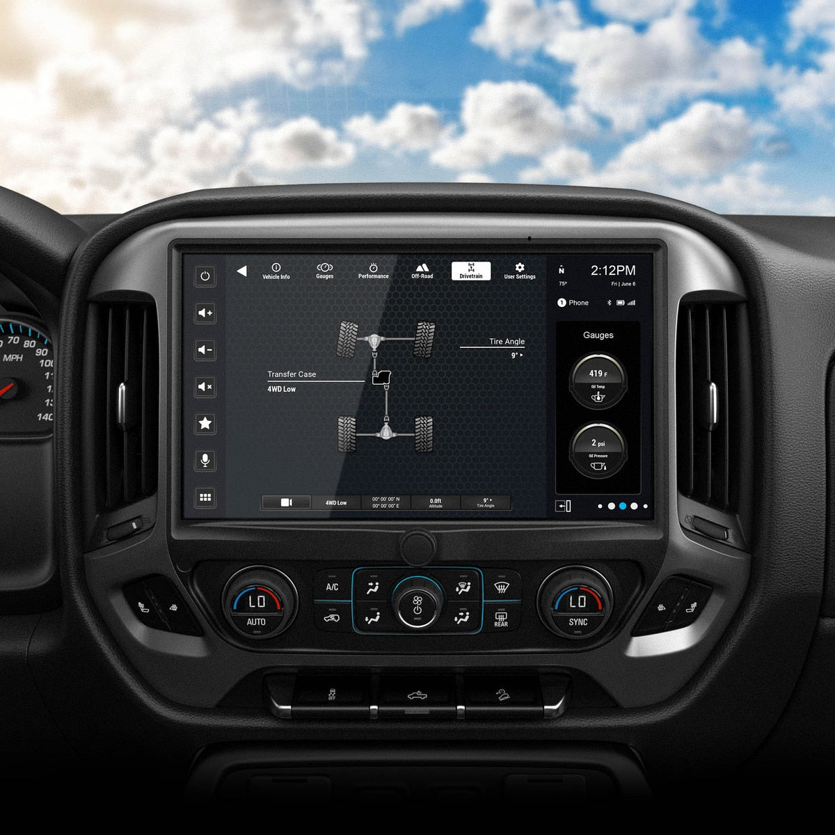 Stinger SRX-GM14128 HORIZON12 12.8-Inch Radio Package for 2014-2019 Silverado & Sierra