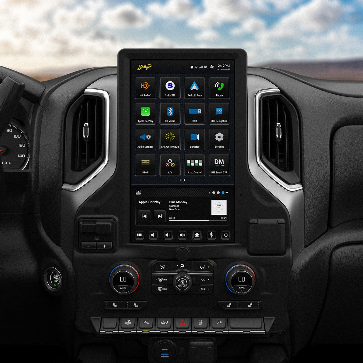 Stinger SRX-GM19128 HORIZON12 12.8-Inch Radio Package for 2019-2023 Silverado & Sierra - view 2