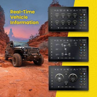 Stinger SRX-JK11128 HORIZON12 12.8-Inch Radio Package for 2011-2018 Jeep Wrangler JK