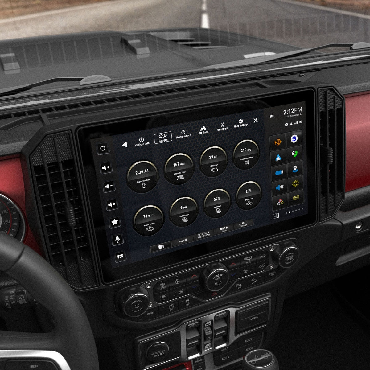 Stinger SRX-JW18128 HORIZON12 12.8-Inch Radio Package for 2018-2023 Wrangler JL & Gladiator JT - view 3