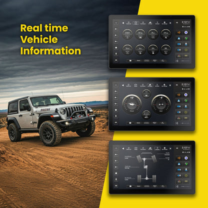 Stinger SRX-JW18128 HORIZON12 12.8-Inch Radio Package for 2018-2023 Wrangler JL & Gladiator JT