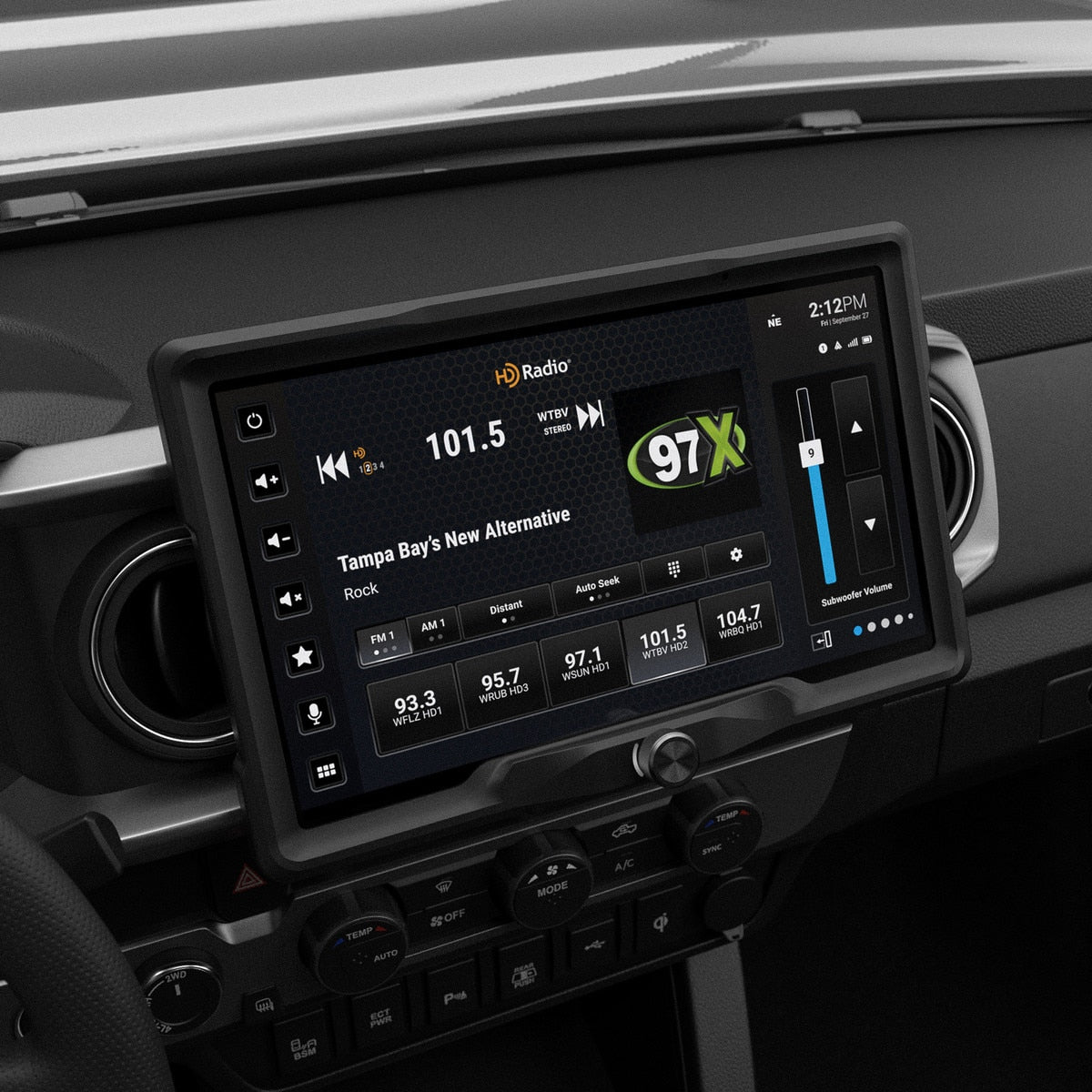 Stinger SRX-TAC16128 HORIZON12 12.8-Inch Radio Package for 2016-2023 Toyota Tacoma - view 4